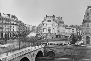 The Inauguration of the Fontaine Saint-Michel, 1860